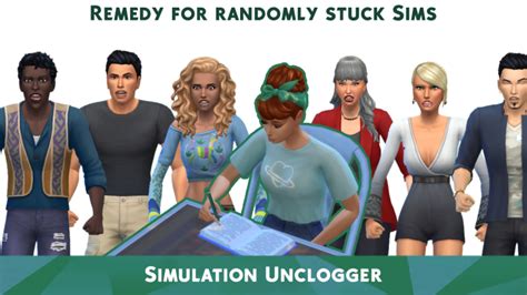 Simulation unclogger sims 4 - Downloads. R. SimulationTimelineUnclogger.zip. Sep 9, 2022. 1.6 KB. 1.104.58 + 11. 107.0K. Simulation Unclogger is a remedy solution for all of the Sims getting stuck from one interaction.
